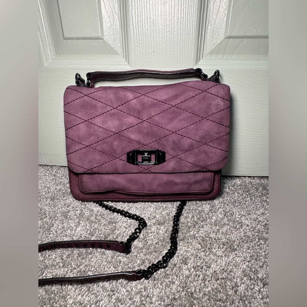 NEW- Rebecca Minkoff Je T'aime Medium Crossbody-Nubuck leather